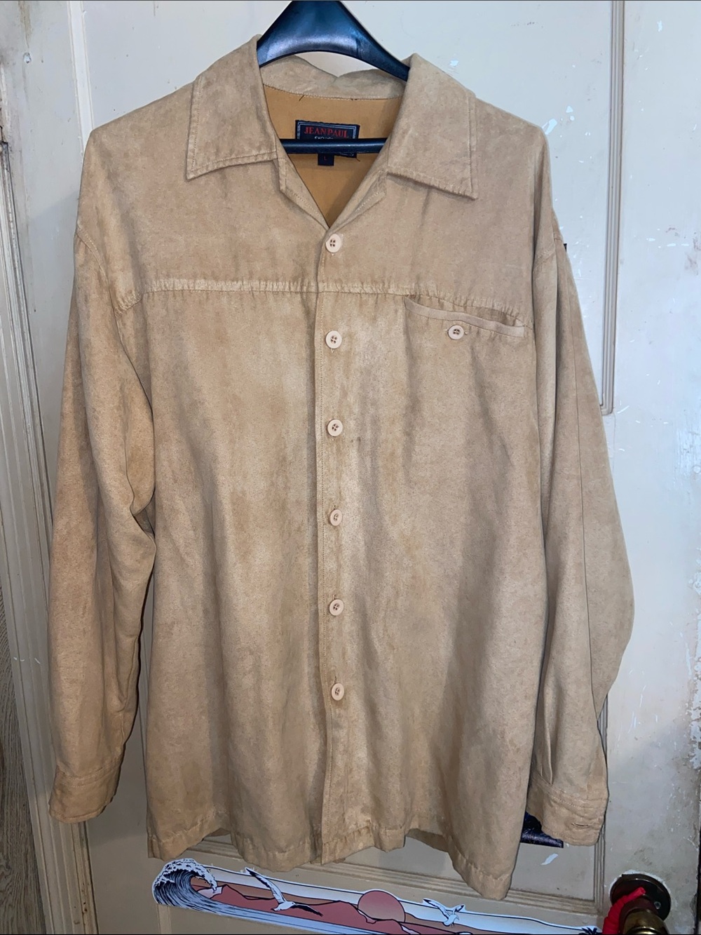 VTG SUEDE SHACKET Jean Paul Italy Y2K Shirt Jacket